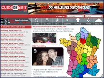 Aperçu du site Guide de Nuit - guide des discothèques et boîtes de nuit en France
