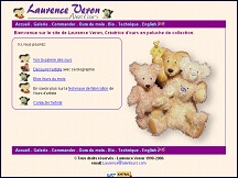 Aperu du site Collection des ours en peluche de Laurence Veron