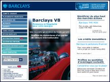Aperu du site Barclays Bank