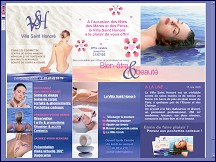 Aper�u du site Institut de beaut� Villa Saint Honor�