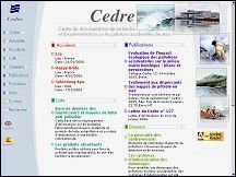 Aper�u du site CEDRE - �tudes sur les pollutions accidentelles des eaux
