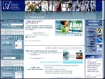 Aperu du site FFSA - Fdration Franaise des Socits d'Assurances