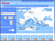 Aper�u du site Jetairfly - billets d'avion moins cher pour les Canaries, Bal�ares, Maroc