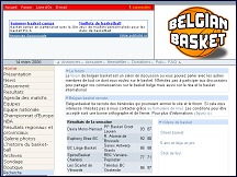 Aperu du site Belgian Basket - actualits du basket belge et europen