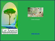 Aperçu du site Institut de beauté - les Sources - Neuchatel