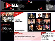 Aper�u du site iT�l� - cha�ne d'information en continu par c�ble, satellite et TNT