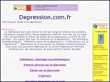 Aperu du site Depression.com.fr - comprendre la dpression