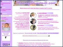 Aperu du site ABC du Mariage en Provence