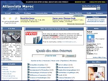 Aperu du site Atlasvista Maroc - Portail Web Marocain