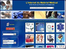 Aperu du site Matriel Mdical - vente aux particuliers et professionnels