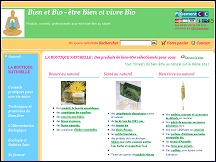 Aperu du site Bien-et-bio.com - sant et beaut au naturel