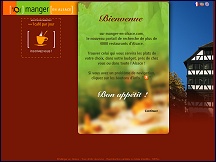 Aperçu du site Manger en Alsace - guide des restaurants en Alsace