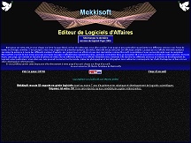 Aperu du site Mekkisoft - diteur de logiciels d'affaires