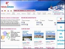 Aperçu du site Travel Horizon - locations vacances en France et Espagne
