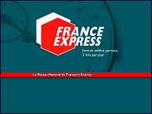 Aperçu du site France Express - envois express en France, colis urgents