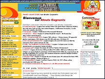 Aperu du site Jeux concours sur internet avec Atouts-Gagnants.com