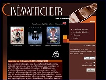 Aperu du site Cinemaffiche - vente affiches de cinma