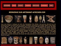 Aperu du site Artisanat africain - galerie d'art et artisanat africain