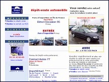 Aperçu du site Direct Occasion - dépôt-vente voitures occasion