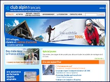 Aperu du site Fdration Franaise des Clubs Alpins et de la Montagne