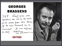 Aperu du site Georges Brassens