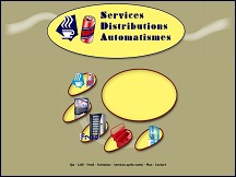 Aperçu du site Services Distributions Automatismes - distributeurs automatique de boissons