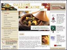 Aper�u du site Cuisine-Marocaine.net - recettes de l'authentique cuisine marocaine
