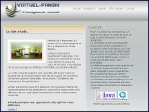 Aperu du site Virtuel Panorama - visites virtuelles 360 dgrs en photo panoramique