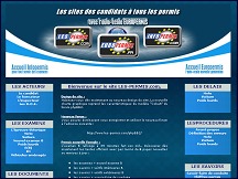 Aper�u du site LES-Permis.com - les examens du permis de conduire de A � Z