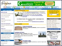 Aperu du site Guide-genealogie.com - crez arbre gnalogique de votre famille