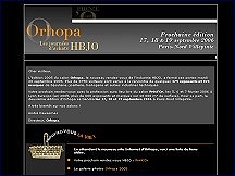 Aperu du site ORHOPA - salon de bijouterie, joaillerie, horlogerie, orfvrerie