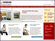 Aperçu du site Shurgard - self stockage pour les professionnels et particuliers