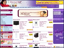 Aperu du site Discounteo - lectromnager et produits high-tech  prix discount