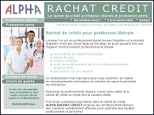 Alpha Rachat Cr�dit - rachat de cr�dit pour professions lib�rales