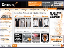 Aperu du site Coxwen Shop - fringues clubwear & urbanwear pour les sorties nocturnes