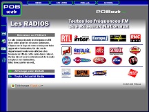 Aperu du site POB Web - les frquences des stations radio et rseaux FM