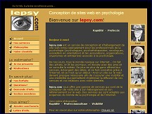 Aperçu du site Conception de sites web en psychologie