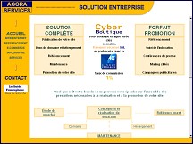 Aperçu du site Agora Services