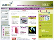 Aper�u du site Vert-tiges.com - boutique de th�s, caf�s et infusions