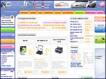 Aperu du site PCkado - ordinateurs et matriel informatique d'occassion