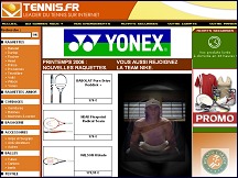 Aperçu du site Tennis.fr - articles de tennis