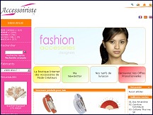 Aper�u du site Accessoiriste.fr - accessoires de mode de cr�ateurs