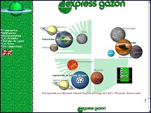 Aperu du site Express Gazon - pelouse en rouleaux, pavs de gazon