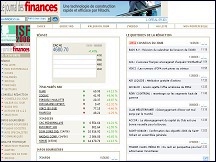 Aperu du site Journal des Finances - infos bourse pour les actionnaires