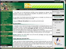 Aper�u du site M�moire du Cyclisme - les archives du cyclisme