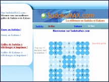 Aperu du site SudokuMAX - grilles de sudoku et kakuro gratuites