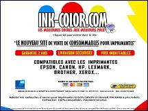 Aperu du site Ink-Color - consommables pour imprimantes