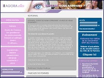 Aperu du site Agora-Elles.com - discussions et paroles de femmes