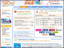Aperçu du site Voyager moins cher