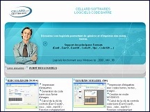 Aperu du site Cellard Softwares - logiciels codes barres